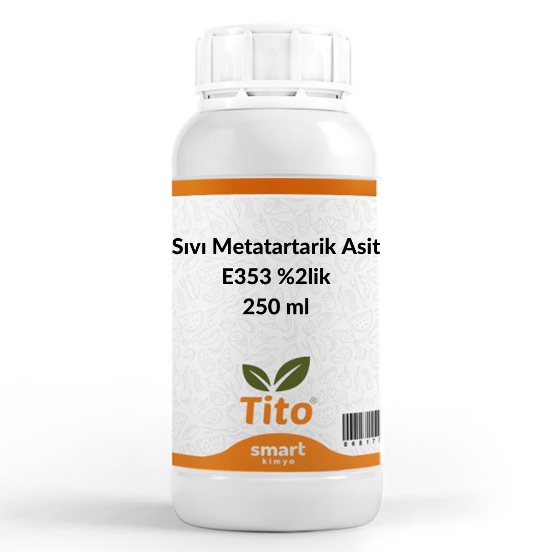 Sıvı Metatartarik Asit E353 %10luk 250 ml