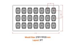 Fıçı Şekilli Çikolata Kalıbı No:57