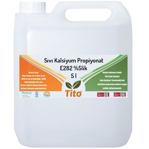 Sıvı Kalsiyum Propiyonat E282 %5lik 5 litre