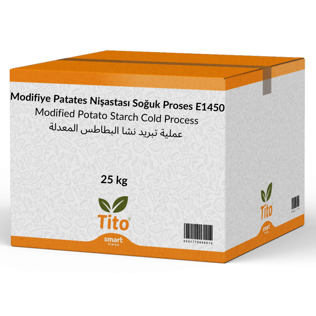 Modifiye Patates Nişastası Soğuk Proses E1450 25 kg