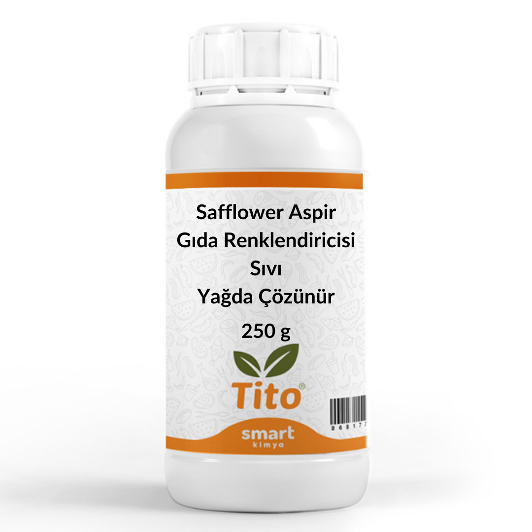 Safflower Aspir Gıda Renklendiricisi Sıvı Yağda Çözünür 250 g