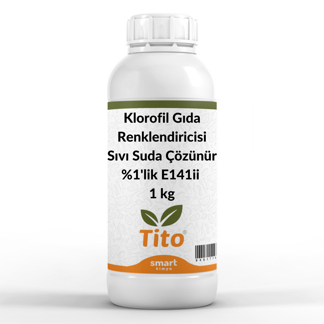 Klorofil Gıda Renklendiricisi Sıvı Suda Çözünür %1'lik E141ii 1 kg