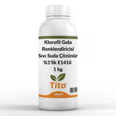 Klorofil Gıda Renklendiricisi Sıvı Suda Çözünür %1'lik E141ii 1 kg