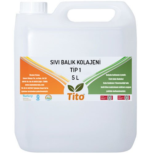 Sıvı Balık Kolajeni Tip 1 5 litre