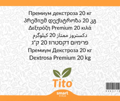 Premium Dekstroz Toz Glikoz 25 kg