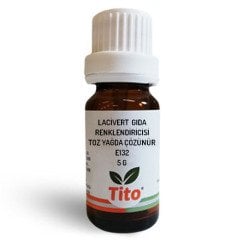 Lacivert Gıda Renklendiricisi Toz Yağda Çözünür E132 5 g