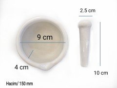 Porselen Havan 10 cm