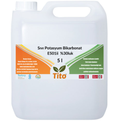 Sıvı Potasyum Bikarbonat E501ii %30luk 5 litre