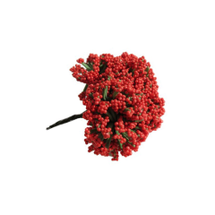 Kırmızı Cipso Çiçek 12 Adet