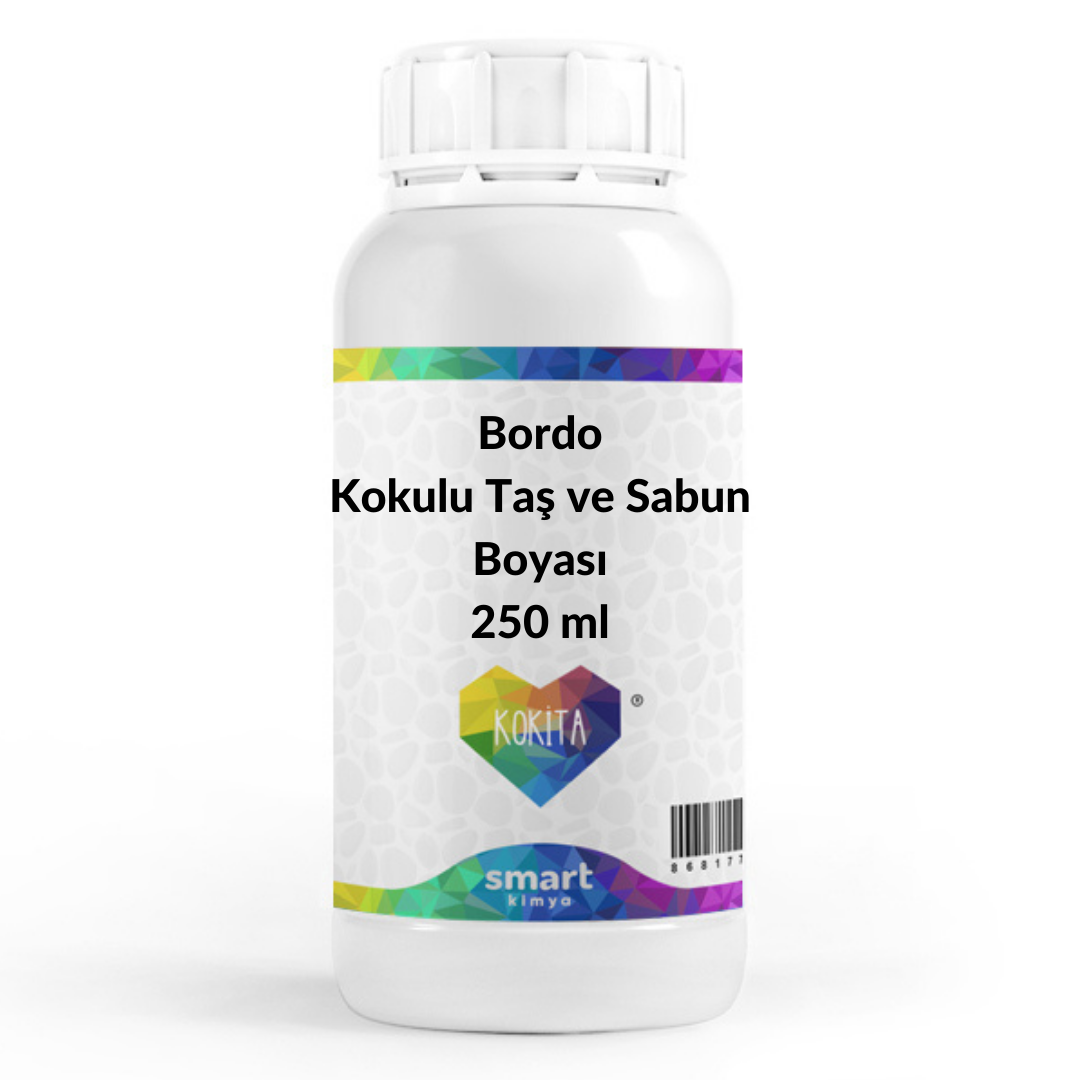 Bordo Kokulu Taş ve Sabun Boyası 250 ml