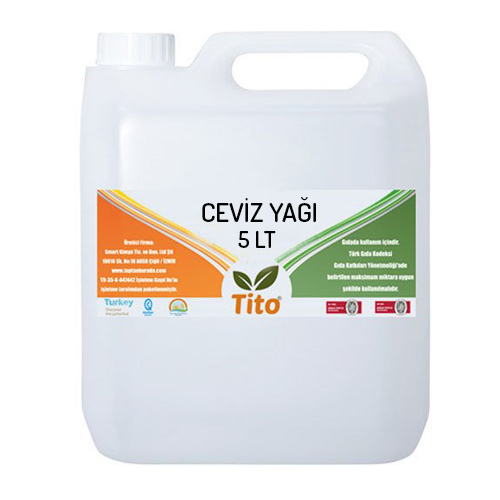 Ceviz Yağı Soğuk Sıkım 5 litre