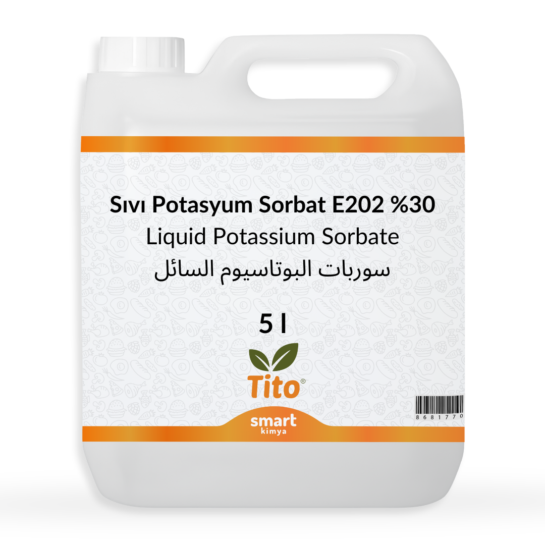 Sıvı Potasyum Sorbat E202 5 litre %30'luk