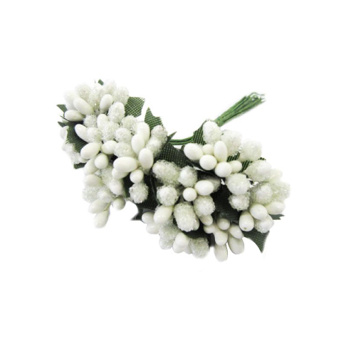 Beyaz Pıtırcık Çiçek 12 Adet