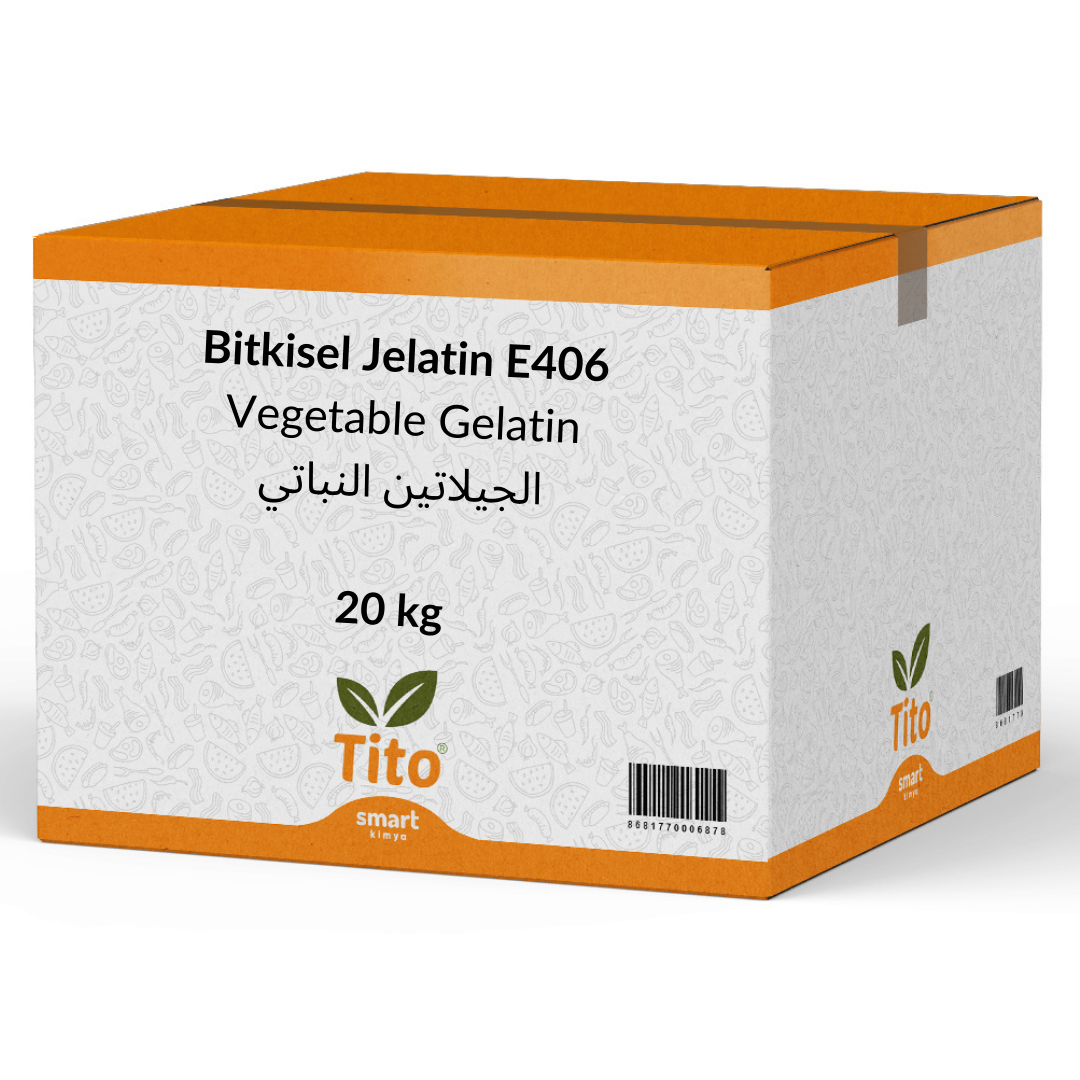 Bitkisel Jelatin E406 20 kg