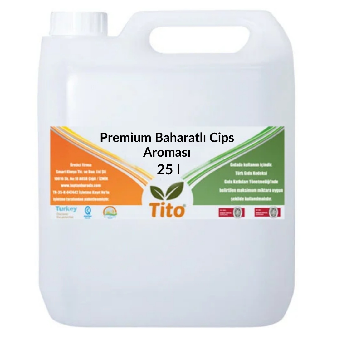 Premium Baharatlı Cips Aroması 25 litre