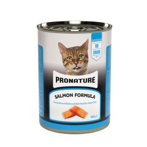 Pronature Somon Balıklı Ezme Yetişkin Kedi Konservesi 400 Gr 12 li