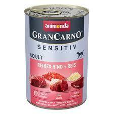 Animonda Gran Carno Sensitiv Sığırlı Pirinçli Köpek Konservesi 400 Gr Skt:06/25