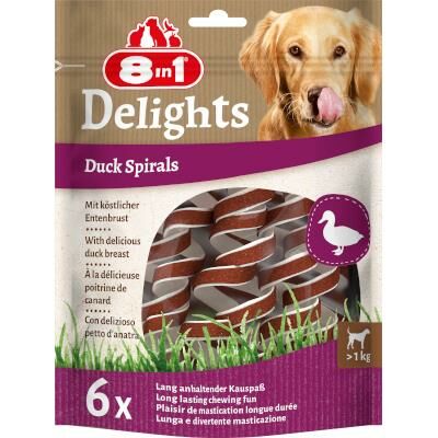 8 in 1 Smart Delights Duck Spirals Ördekli Burgu Köpek Ödülü 6 lı SKT:05/25