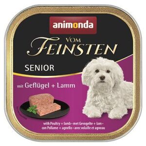 Animonda Senıor Kümes Hayvanlı+Kuzu Etli Köpek Yaş Maması150 gr 22 li skt:01/25