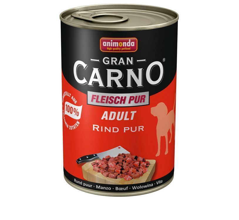 Animonda Gran Carno Sığır Etli Köpek Konservesi 400 Gr 6 Lı Skt:06/25