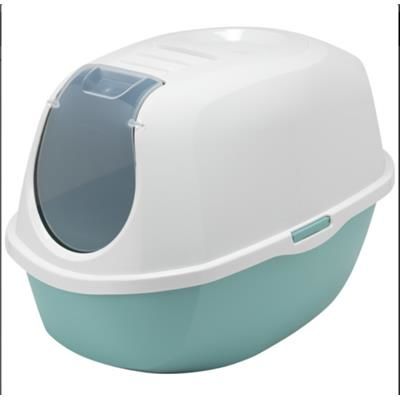 Moderna Smart Kapalı Kedi Tuvaleti 53cm Açık Mavi