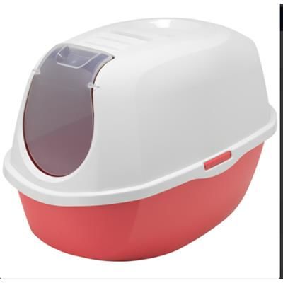 Moderna Smart Kapalı Kedi Tuvaleti 53cm Kırmızı