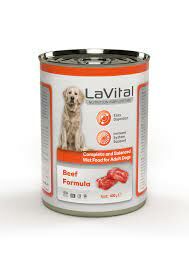 Lavital Yetişkin Sığır Etli Ezme Köpek Konserve 400gr 12 li skt:10/26