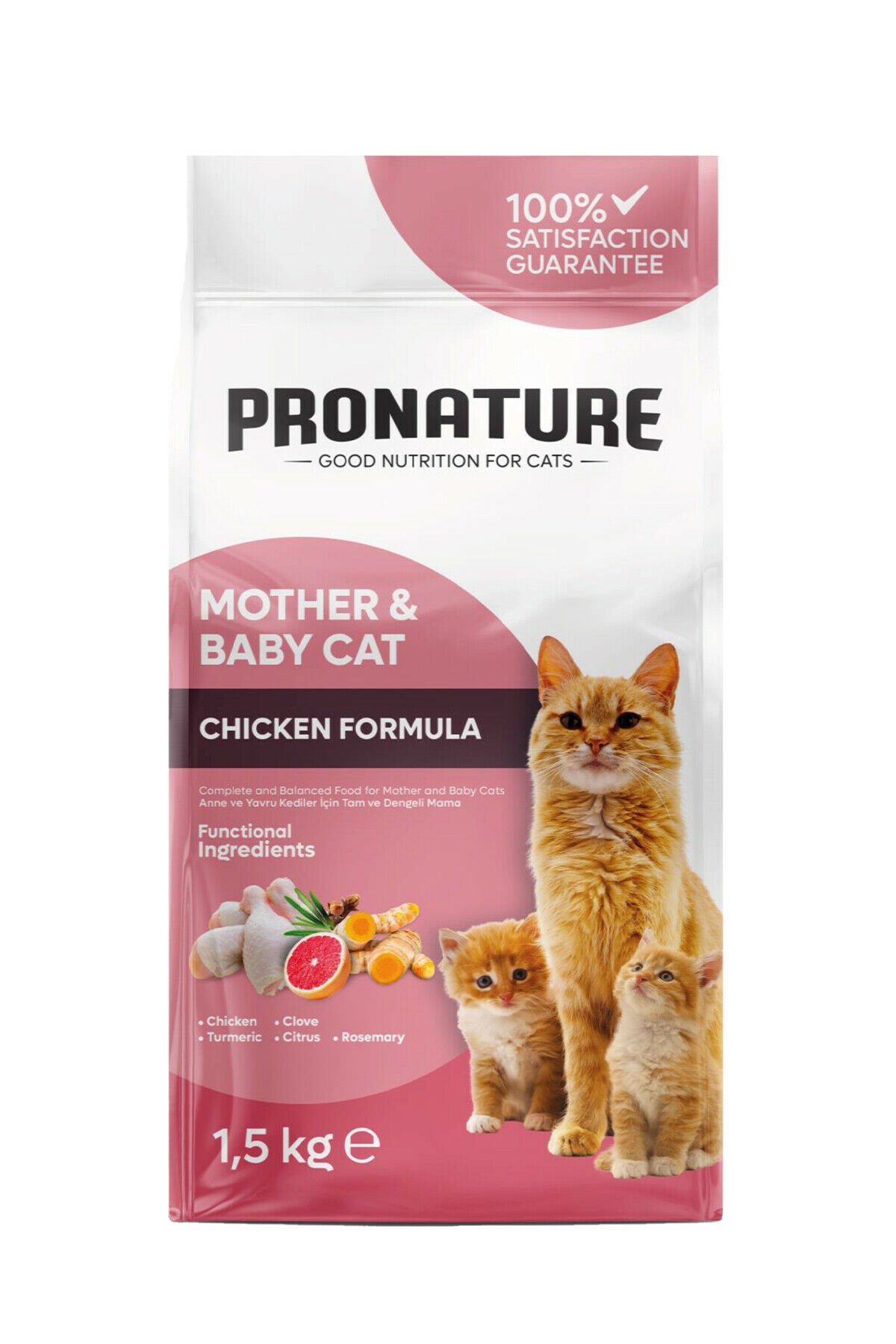 Pronature Mother And Baby Cat 1.5 Kg  Skt:02/25