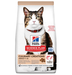 Hills Culinary Creations Somonlu ve Havuçlu Yetişkin Kedi Maması 1.5 Kg skt: 08/24