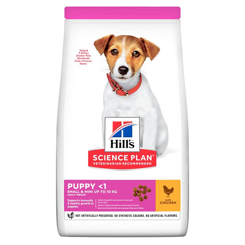 Hills Mini Puppy Tavuklu Küçük Irk Yavru Köpek Maması 1.5 Kg skt:08/24