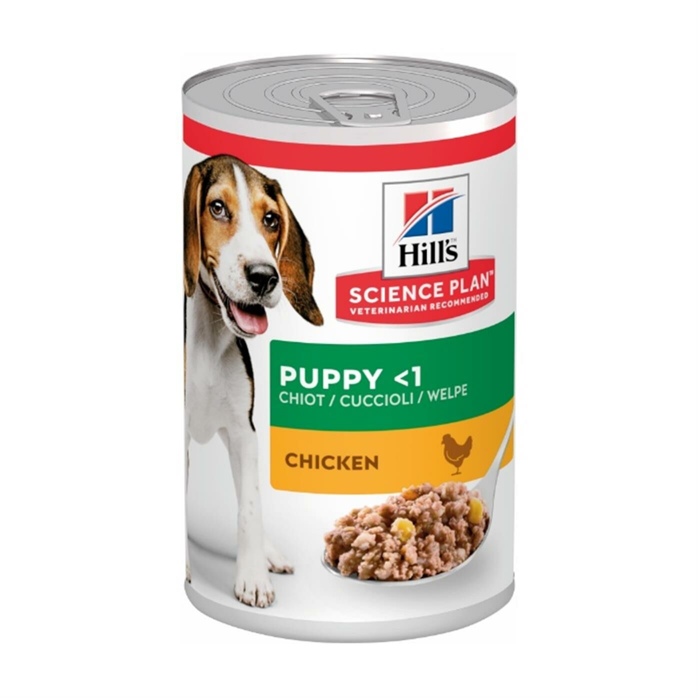 Hills Tavuklu Yavru Köpek Konserve Maması 370gr 12 li Skt:03/25