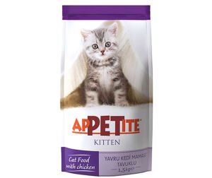 Appetite Tavuklu Yavru Kedi Maması 1.5 Kg Skt:08/25