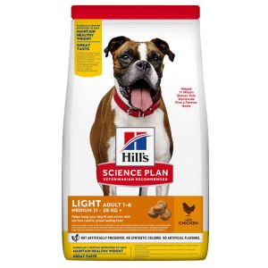 Hills Adult Light Orta Irk Tavuklu Diyet Köpek Maması 14 Kg Skt: 10/24