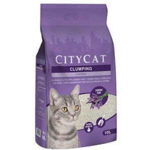 City Cat Lavanta Kokulu Topaklanan Kedi Kumu 10 Lt PALET