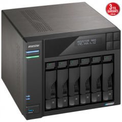 ASUSTOR AS6706T 6 YUVALI 8GB DDR4 NAS DEPOLAMA ÜNİ