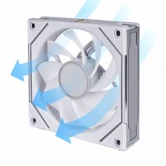 LIAN LI REVERSE UNI FAN SL-INFINITY 120-1 BEYAZ KASA FANI