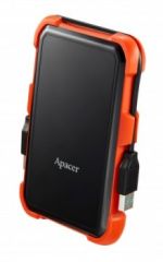 Apacer AC630 Siyah-Turuncu 2 TB Askeri Sınıf Darbeye Dayanıklı 2.5'' USB 3.1 Taşınabilir Harddisk (AP2TBAC630T-1)