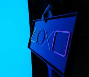 Playstation Led Neon Şekil