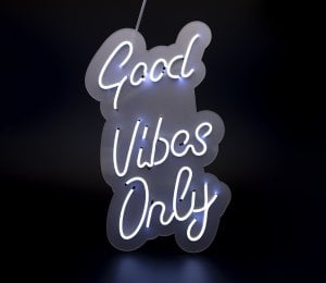 Good Vibes Only Neon Led Yazı