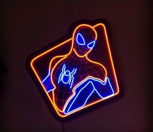 Örümcek Adam Led Neon Şekil