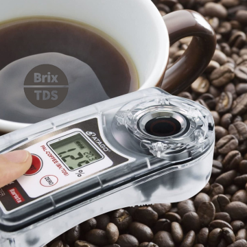 Atago PAL-Coffee (Brix/TDS) Barista Kahve için Brix ve TDS Ölçer Refraktometre 0.00... 25.00% Brix / 0.00... 22.00% TDS