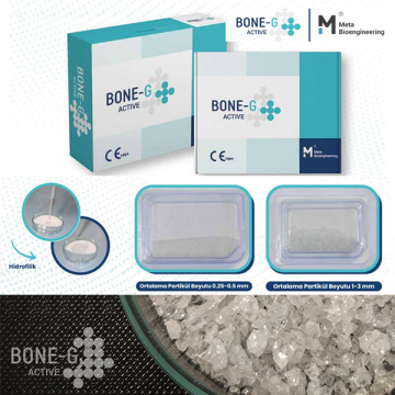 Bone-G Active® Granülleri Kemik Greft Malzemesi