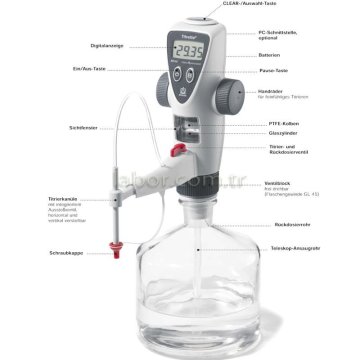 Brand Titrette® Dijital Büret 50 mL