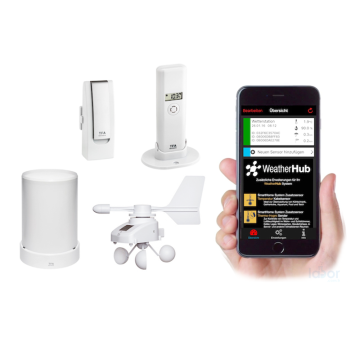 TFA  31.4005.02  'Weatherhub'  SmartpHone İle Uzaktan Kablosuz  Hava Durumu Kontrol İstasyonu