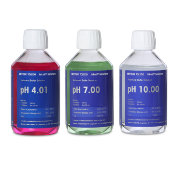 Mettler Toledo Bottle Rainbow Kit 2 pH Kalibrasyon Çözeltileri 2 x pH 4.01/7.00/10.00 / 250 mL