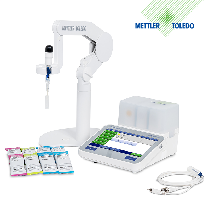 METTLER TOLEDO Sevenexcellence pH Metre S400 Mikro Kit  InLab® Micro Pro-ISM Elektrot ile