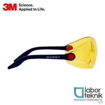 3M™ 2742 Konfor Serisi Koruyucu Güvenlik Gözlüğü AS/AF Lens (Kehribar)