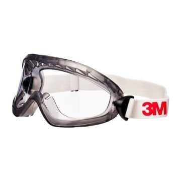 3M™ 2890A AS/AF Kimyasallara Karşı Koruyucu Gözlük (Buğu Önleyici, Şeffaf Asetat Lens, Ventilli)