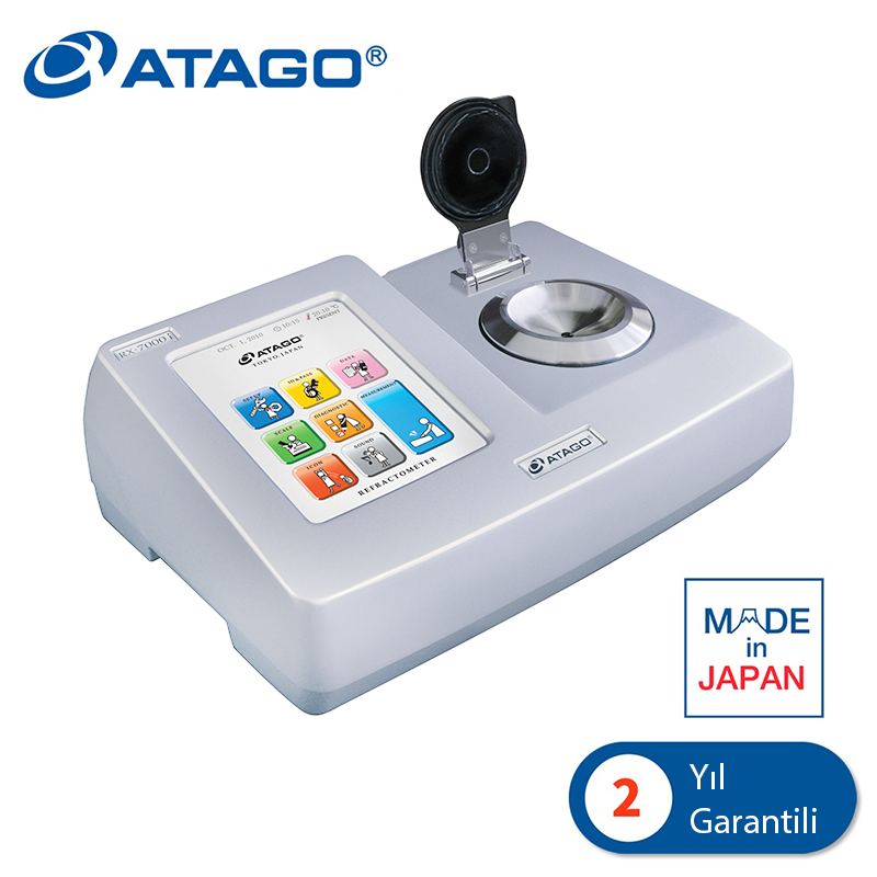 Atago RX-9000i Otomatik Dijital Refraktometre Kırılma indisi (nD) : 1.29980 - 1.71500 / Brix : % 0.00 - 100.00 