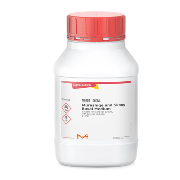 Sigma-Aldrich M9274 Murashige and Skoog Basal Medium suitable for plant cell culture, with sucrose and agar 1 L